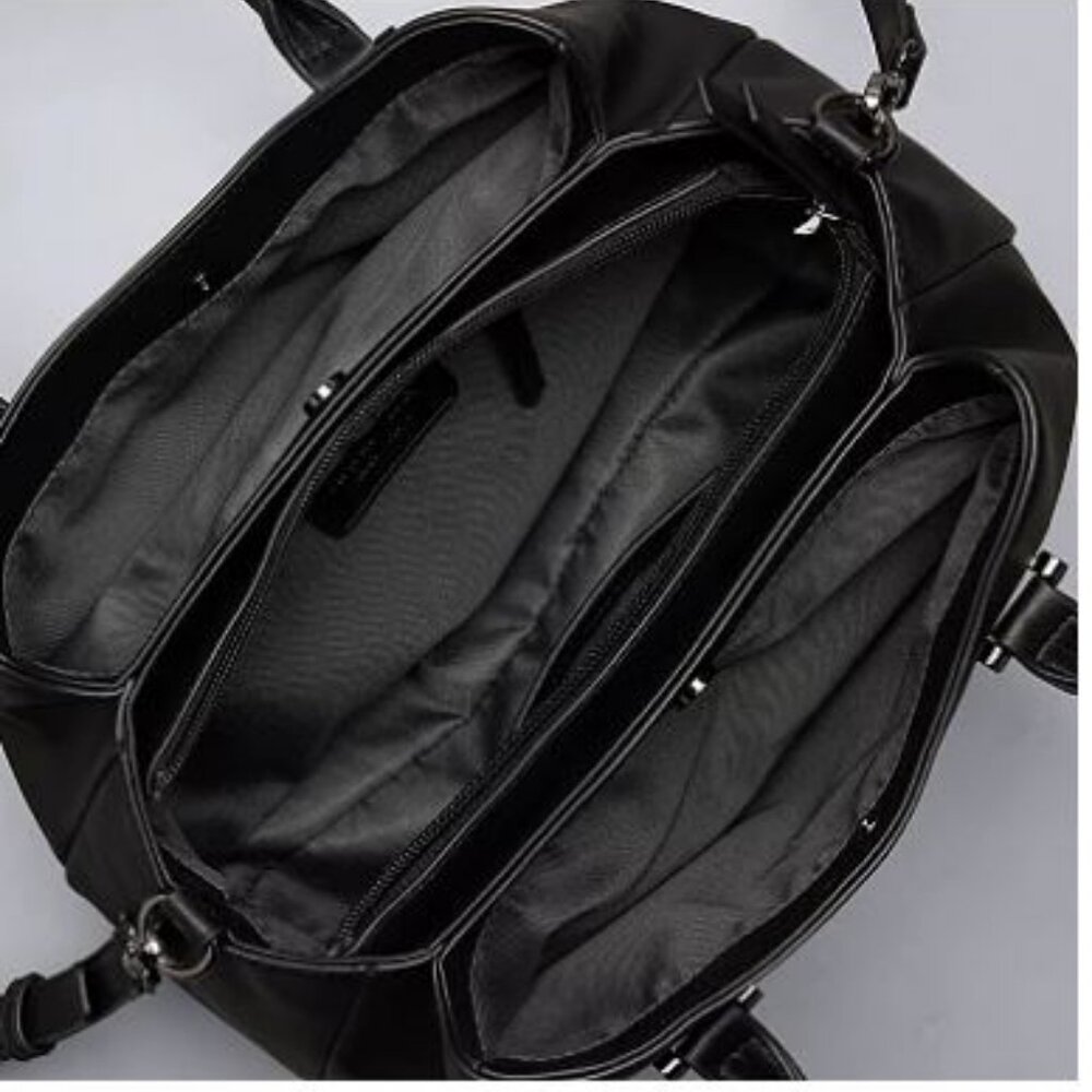 NWT Simply Vera Vera Wang Caitlin Functional Satchel Bag blue tie dye - Picture 16 of 16